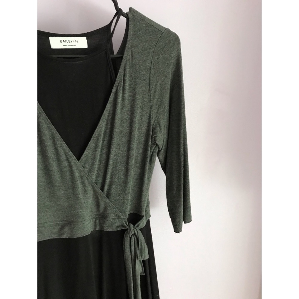 grey and black ballerina dress from Anthropologie